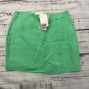 H&M green skirt size 2 new with tag